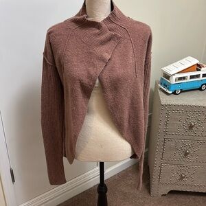 Free People Snap Front Sweater size Large
